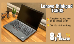 Lenovo Thinkpad T450S Core i7-5600U / RAM 8GB / SSD 256GB / Màn 14.0 HD+ 