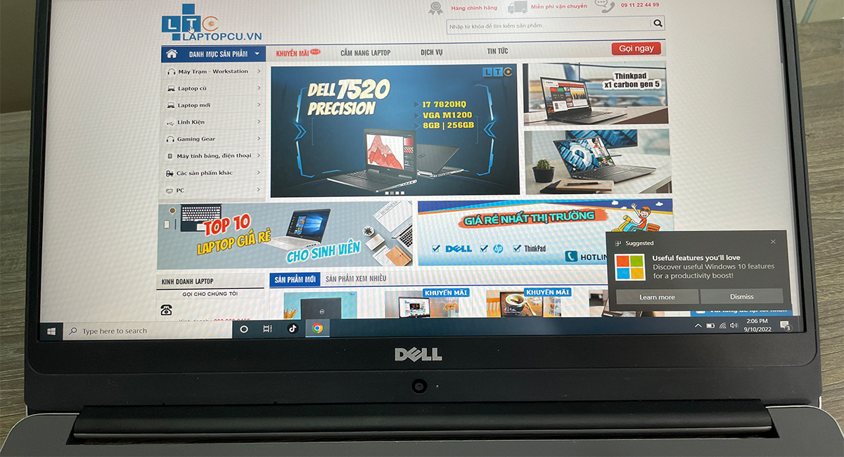 DELL Inspiron 7560 | Intel Core i5 7200U | 8GB | SSD 256GB | NVIDIA 940MX | 15,6 inch FHD